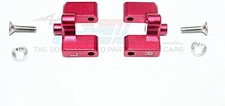 GPM Team Magic E6 III HX Upgrade Parts Aluminum Rear Wing Mount - 1Pr Set Red