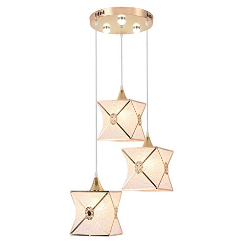 Lustre en verre plaqué au style européen pour une décoration raffinée