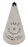 PME ST5 Star Small No.5-Icing Supatube Tip, Standard, Silver