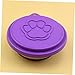 Hemoton 6pcs Pet Can Covers Dog Cat Food Storage Silicone Lids Reusable Sealing Freshness Preservation Random Color
