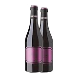 Hispano-Suizas Bassus Pinot Negro Dulce Utiel-Requena 75 cl Vino rosado (Caja de 2 Botellas de 75 cl)