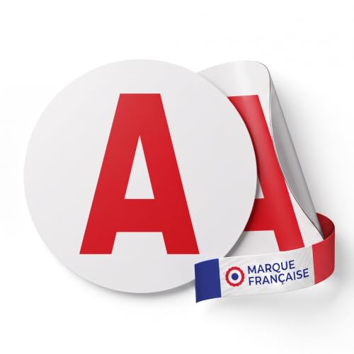 Habeygard Disque A Magnétique Jeune Conducteur Amovible Auto Lot de 2 15cm