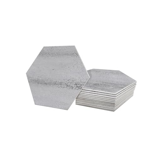 Avant Decor 30 Tiles | Stone Composite Hexagon Stone Texture | Peel and Stick Kitchen Backsplash Stick On Wall Easy DIY Installation 6