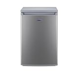 ICE KING RHL550ES Freestanding Undercounter Larder Fridge, 127L Capacity, Silver, Adjustable Thermostat, Energy Efficient, LED Light, Quiet Operation – Ideal for Kitchen or Utility Room - Image 1
