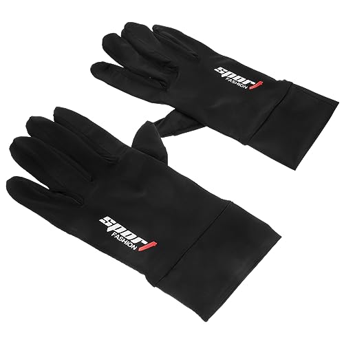 Homoyoyo 1 Par De Guantes Impermeables Y Resistentes Al Viento para Hombre para Exteriores Cálidos Acolchados para Ciclismo Térmicos De Montaña Color Negro