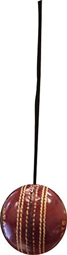 Tarsons Pro Impact Leather Cricket Ball with Rope (for KNOCKING and PRACTICE)
