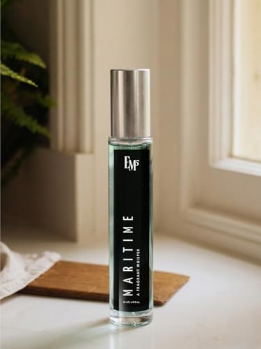 Image of EM5 Maritime EDP Perfume for Men | Fresh Spicy Lavender Woody Aquatic Fragrance | Strong and Long Lasting Eau de Parfum Spray | Luxury Gift for Him | 15ml