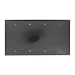 Leviton 85064 4-Gang No Device Blank Wallplate, Standard Size, Thermoset, Box Mount, Brown