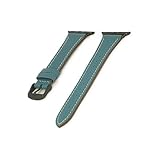 compatible with Apple Watch アップルウォッチ用 バンド ベルト エプソンレザーベルト クロカラント KUROCURRANT 38mm 40mm 41mm 42mm用 Series11/10/9/8/7/6/5/4/3/2/1/SE/SE2に対応 ブルージーン/パーツカラー ブラック
