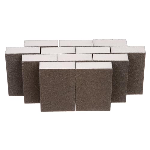 3M Sanding Sponge Block, 12-Pack, Medium Grits, 3-3/4 in x 2-5/8 in, Designed For Sanding Wood, Paint, Metal, Plastic or Drywall, Features 3M Abrasive, Made with Durable Flexible Foam (CP002-12P) by 3M - Image 4