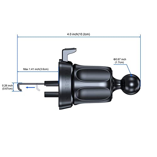 Miracase Porta Cellulare Universale per Auto 4 in
