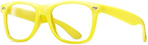 Clear Lens Non-Prescription Glasses for Men Women Fake Costume Eyeglasses