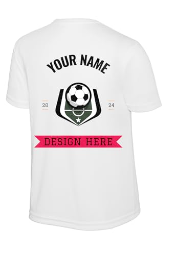 INK STITCH Youth Kids Yst350ls Custom Printing Logo Texts Photo Poly Performance Tees3