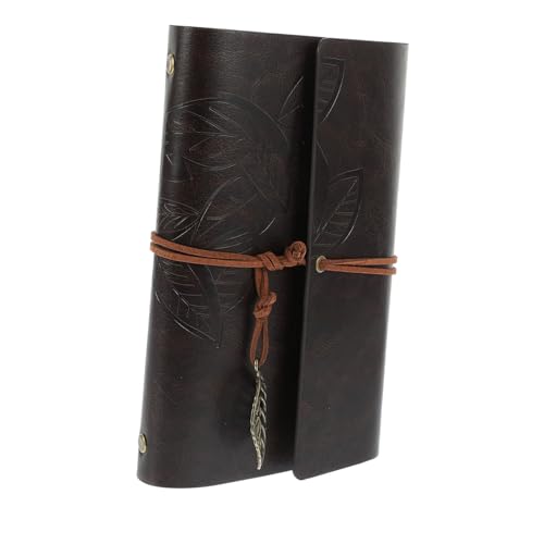 TOGEVAL レトロなリーフメモ帳 旅行ノート 日記 や スケッチ に使える 多機能リュックノート 絵を描く や アイデア整理 に適した 管理メモ帳としても利用可能