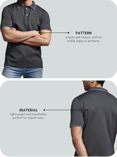 Image of GRECIILOOKS T-Shirt | Regular Fit Polo T-Shirt for Men | Plain T Shirt | Casual T Shirt for Men | Men's T Shirt | Stylish Men's T Shirts | Half Sleeve T Shirt