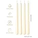 Viyffo Taper Candles, 10 Inch, 4 Pack, Ivory – Unscented, Dripless & Smokeless Design, Up to 8-Hour Burn – Tall Candlesticks for Wedding, Dinner & Home Decor