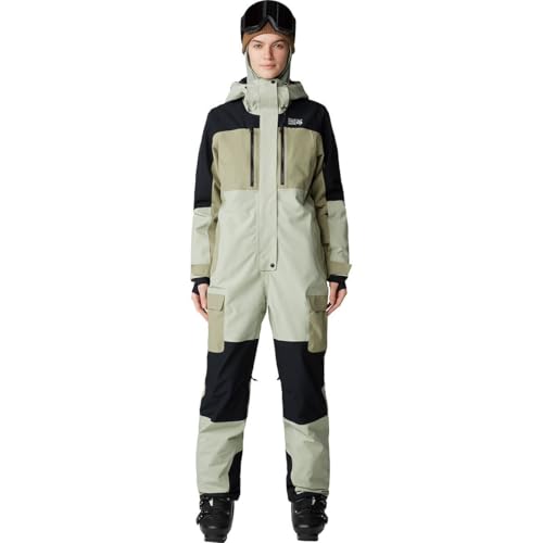 Mountain Hardwear Women's Powder Maven™ One Piece White Sage Mantis Green Black X-Large
