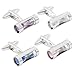 ASWRTYJO French Shirt Cuff Links Cuff Nails Creative Multi-Color Timing Hourglass Fashion Men's Cuff(Blue)