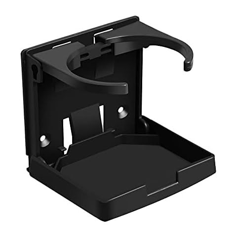 Adjustable Folding Drink Cup Holder with Screws Universal Bottle Holder for Marine Boat Caravan Car Trucks RVs Vans Cover