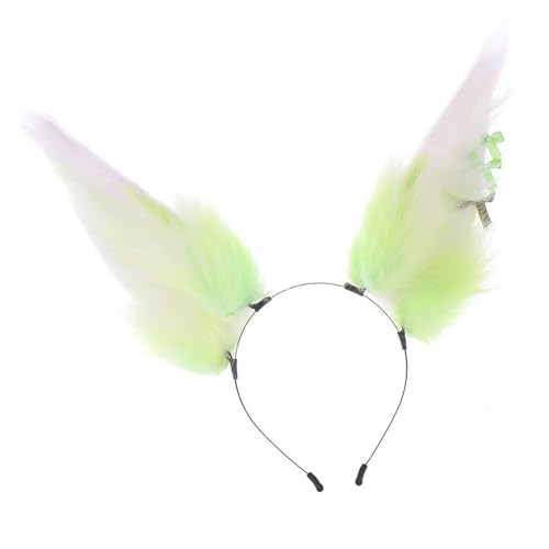 LEADSDGE Diadema realista con diseño flexible Amime para cosplay, carnavales, festivales de música, reuniones, diadema de anime