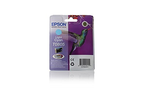 Epson Stylus Photo PX 830 FWD - Original Epson C13T08054010 / T0805 - Cartouche d'encre Cyan Clair -