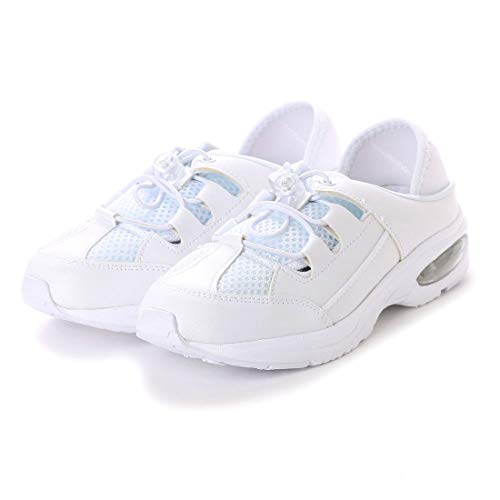 ���f�B�[�X �����Ƃ����߂� 2WAY �i�[�X�V���[�Y �i�[�X�T���_�� ���[�N�V���[�Y �N���b�O�X�j�[�J�[ af_16547 �z���C�g L (24.0-24.0cm)