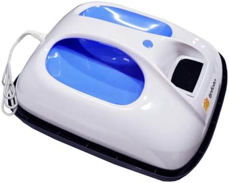 Prensa Térmica Plana Portátil Azul 25x30cm – Sublimação 110V