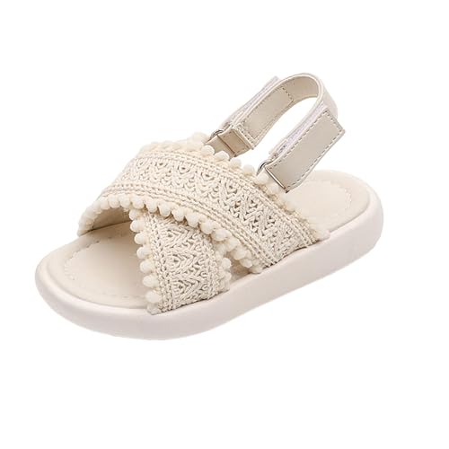 IWIHMIV Girl Sandals Lightweight Non Slip Summer Beach Water Shoes Thick Sole Open Toe Sandals with Adjustable Strap