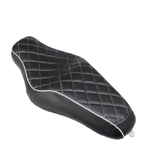 Selle conducteur et passager moto Sportster finitions coutures robustes