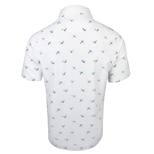 Callaway Men's All Over Brdie Print Polo2