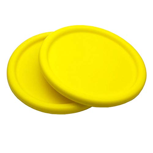 Systreek 2 Pack Foam Frisbee for Kids, Round Edge Soft Frisbee for Kindergarten