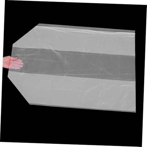 Cabilock 10Pcs Extra Large Clear Plastic Storage Bags Heavy Duty Transparent Garment Organizer for Clothing Travel Seasonal Use Dust Protection Quick Identification4