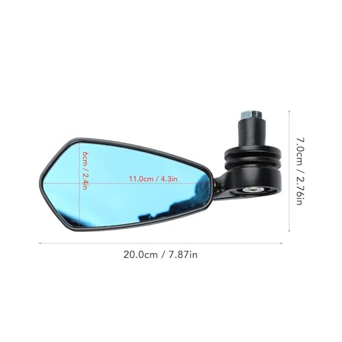 Espejos de manillar para MT-09 FZ6 aluminio mecanizado retrovisores de alta resistencia 3