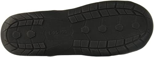 Hanes Men's Closed Back Slipper Shoe - Memory Foam with Indoor Outdoor Sole, Grey, XX-Large | Image 3