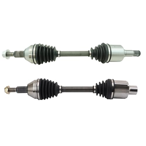 Image of TRQ Front Driver & Passenger Side CV Axle Assembly Set for 2008-2016 Chrysler Town & Country 2008-2020 Dodge Grand Caravan 2012-2015 Ram C /V 2009-2014 VW Routan