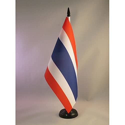 AZ FLAG - Tischflagge Thailand - 21x14 cm - Thailändische Tischfahne 14 x 21 Cm - Flaggen