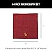 Northwest USC Trojans NCAA Team Logo Wash Cloth 4 Pack 12 x 12 Inches