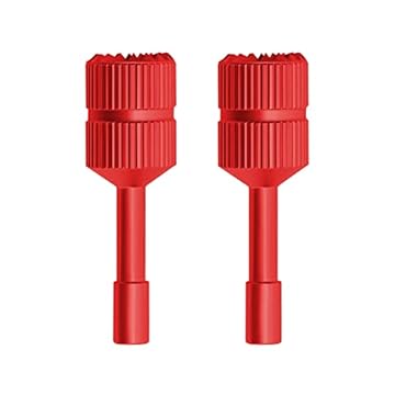 FSIDIWT Mini 5 Joysticks Pro para controle remoto DJI RC 2/RC, varas de controle de alumínio, joystick de substituição para drone DJI Mini 5 Pro/4 Pro/Air 3/Mini 3 Pro (vermelho)
