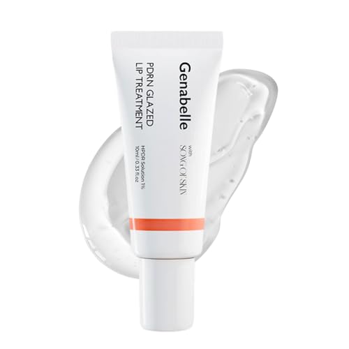 Genabelle PDRN Glazed Lip Treatment – Hydrating & Plumping Lip Balm with PDRN & Peptides for Soft, Glossy Lips – Intensive Lip Repair & Moisture Lock- 0.33 fl oz