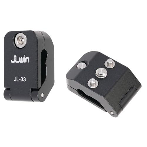 Fotga 2-Pack Universal Camera Cable Clamp for HDMI SDI Microphone Audio Cable Cables,with 1/4" Screw & Retractable Arri Location Pins for Camera Cage / L Bracket / Top Handle