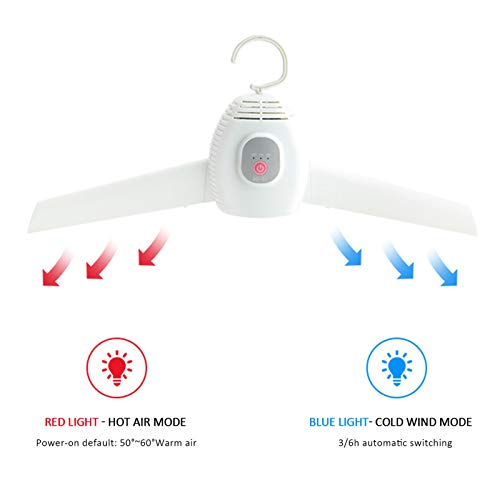 Secador eléctrico portátil para ropa y calzado plegable miniatura 2