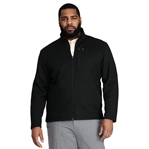 Image of IZOD Men's Big and Tall Shaker Fleece Full Zip Jacket