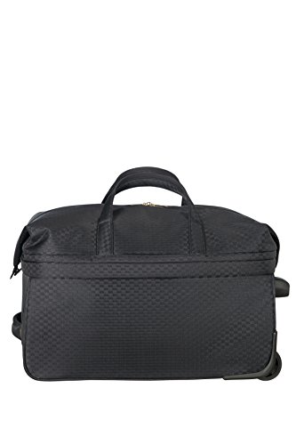 Samsonite WH, Black (Black/Gold), Duffle with wheels 55 (55 cm - 68.5 L)