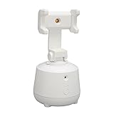 BinZyronic 電話回転追跡スタビライザー – スマートフォン用Ai顔認識ホルダー 360度回転 屋内外対応 ビデオ会議や撮影に適す
