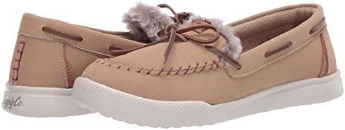 Dearfoams womens Mocassin Slipper, Latte, 8 US | Image 6
