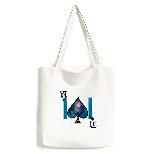 Sac lavable en forme d'organisme marin au motif poker bêche