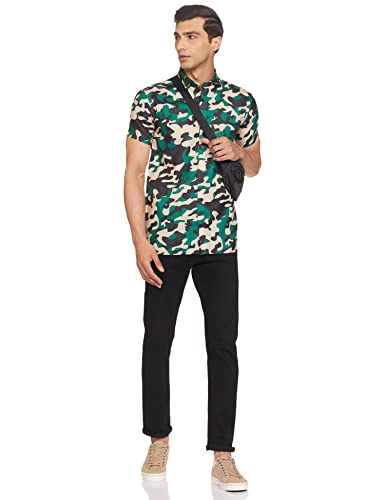 Image of TLF Men's Printed Premium Cotton Regular Fit Shirt