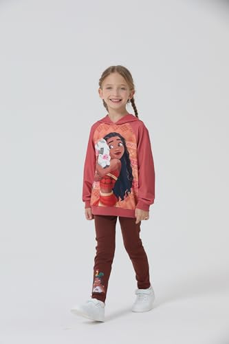 Image of Disney Princess Toddler Girls Clothes Long Sleeve Hoodies and Leggings Clothing Sets Fall Casual Pullover Tracksuit