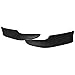 IKON MOTORSPORTS Front Bumper Lip, Compatible with 2011-2013 Toyota Corolla, Factory Style Black PP Front Lip Spoiler Splitter