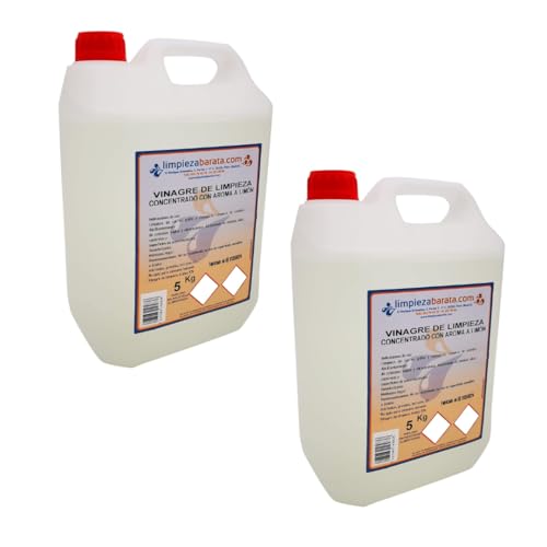 HO Higiene Online | PACK 2 VINAGRE DE LIMPIEZA 10º CONCENTRADO CON OLOR A LIMÓN (5L + 5L)